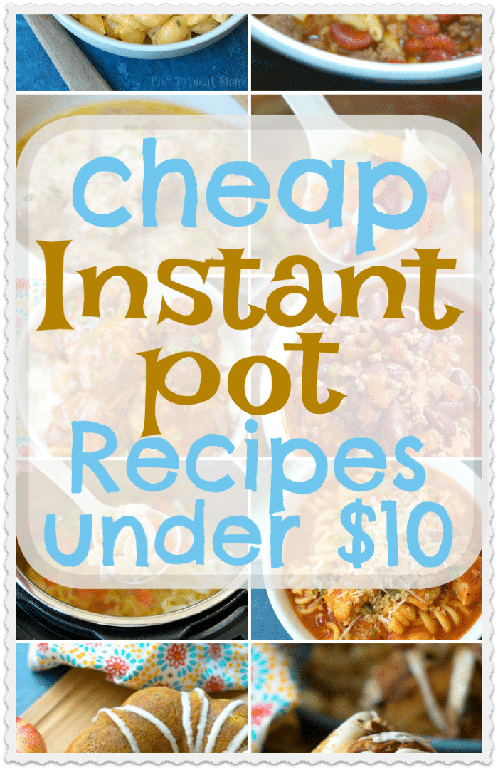 cheap instant pot recipes