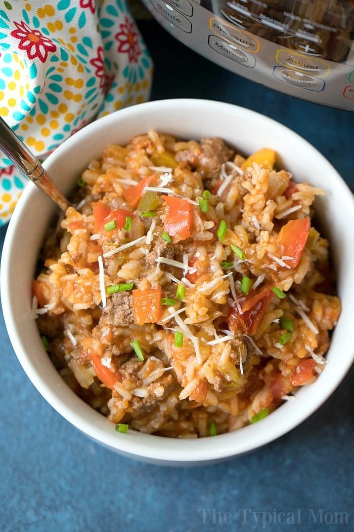 Instant Pot Stuffed Pepper Casserole