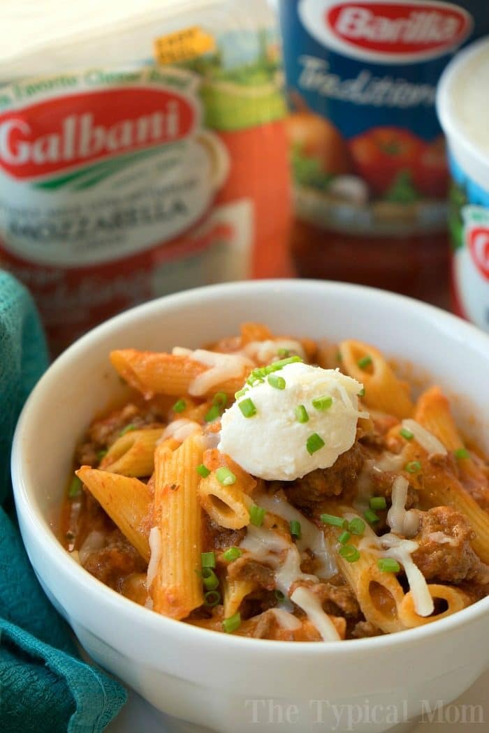 pressure cooker lasagna