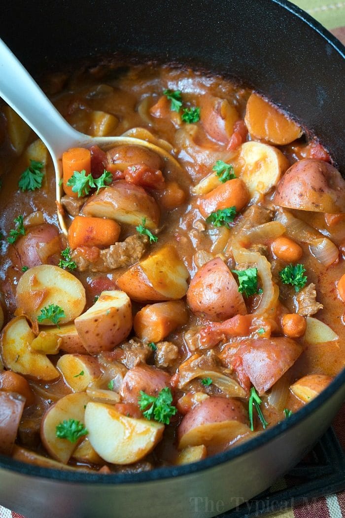 Dutch Oven Beef Stew - The Seasoned Mom