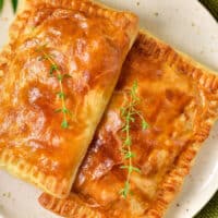 Air Fryer Chicken Pot Pie Puff Pastry