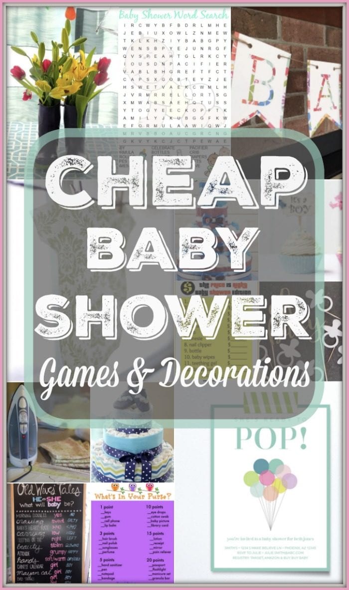 Baby shower layout sales ideas