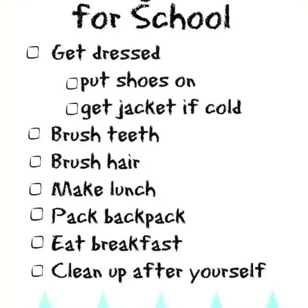 Morning Routine for School