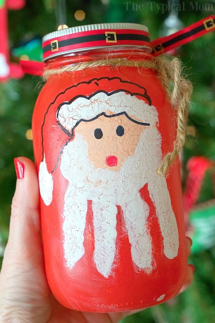 Santa Handprint Craft 3