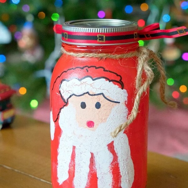 Santa Handprint Craft