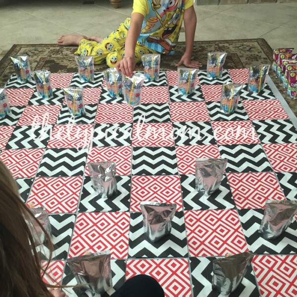 giant checker board