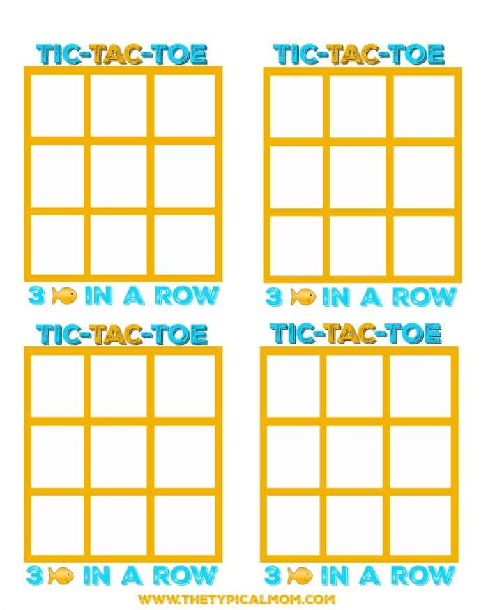 Tic Tac Toe Oreo Printable - And Hattie Makes Three