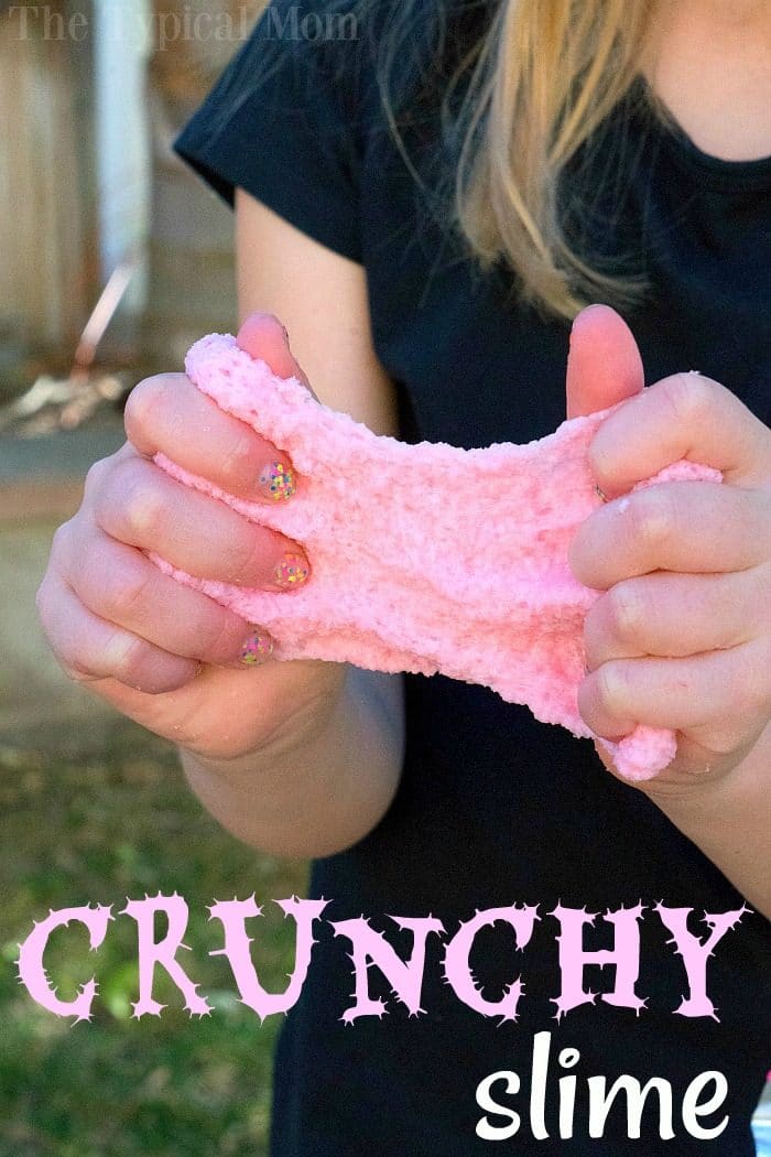 How to make crunchy slime recipe - Fun with Mama