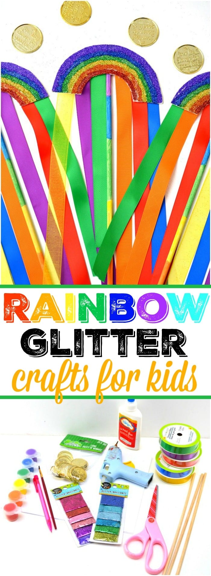 Cheap Easy Glitter Arts and Crafts for Kids