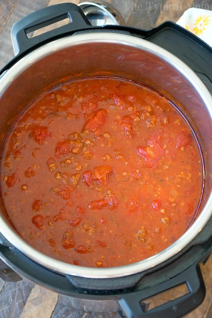 Instant Pot Spaghetti Sauce