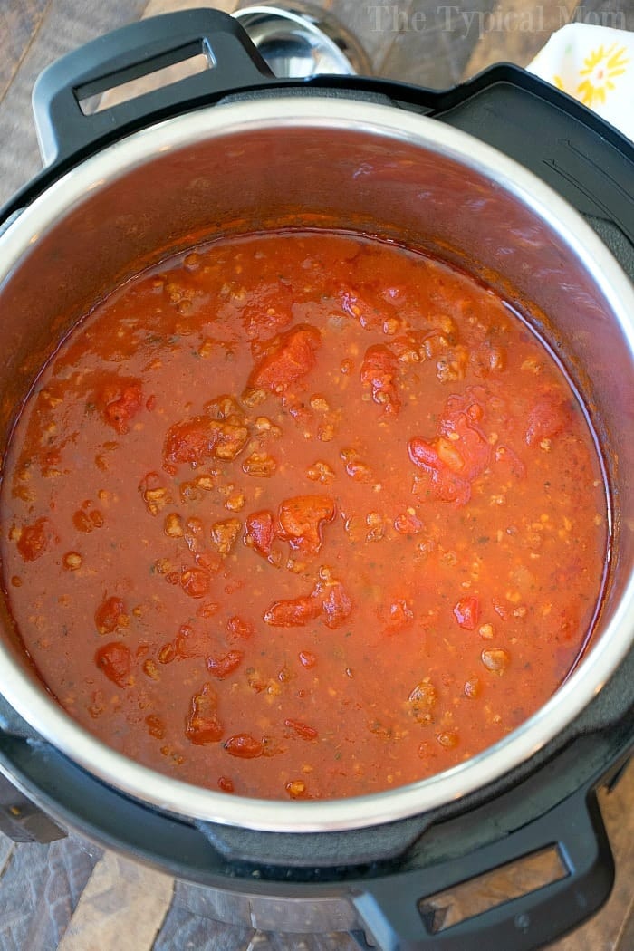 Instant Pot Spaghetti Sauce Homemade Ninja Foodi Recipe