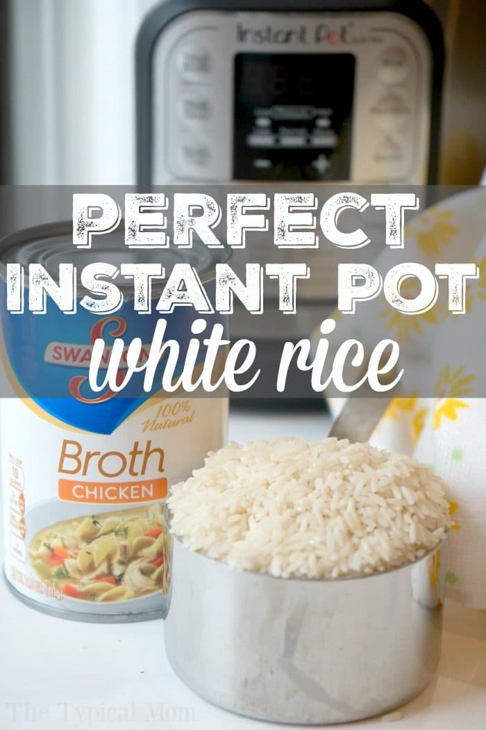 Pressure Cooker White Rice - Instant Pot Recipe - DadCooksDinner