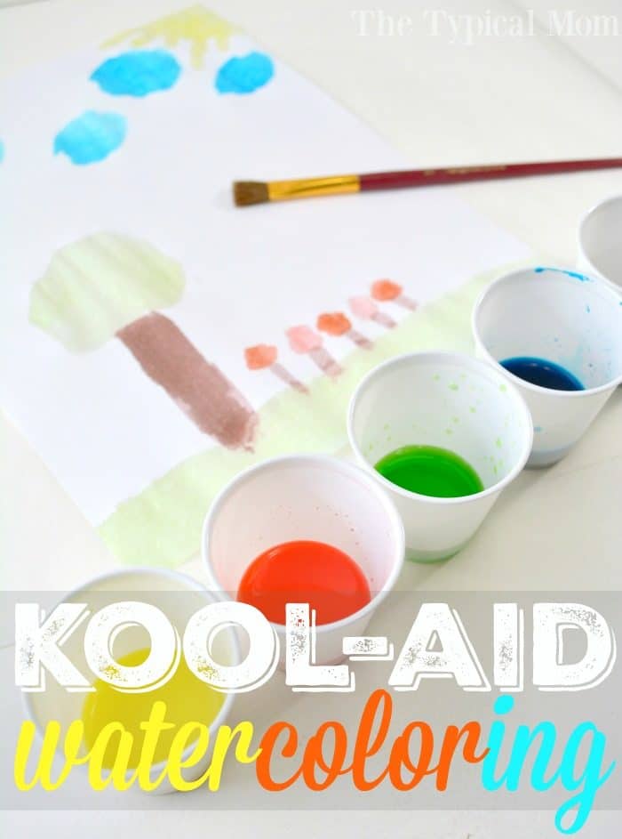 Watercolor Palette Painting Activity For Preschoolers - Fun with Mama