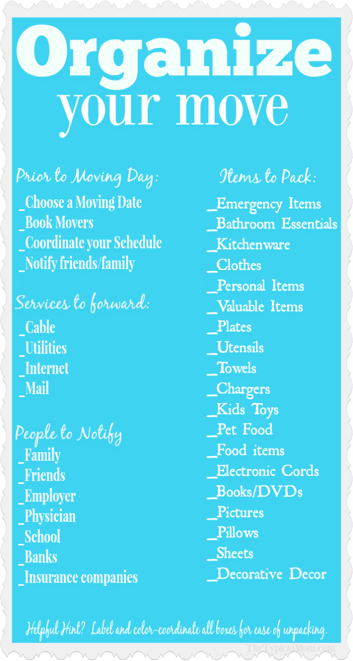 Moving Essentials  What You REALLY Need Moving From One Home to Another