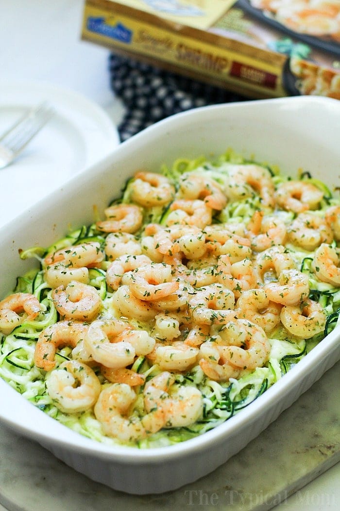 Zucchini Noodles and Shrimp 4