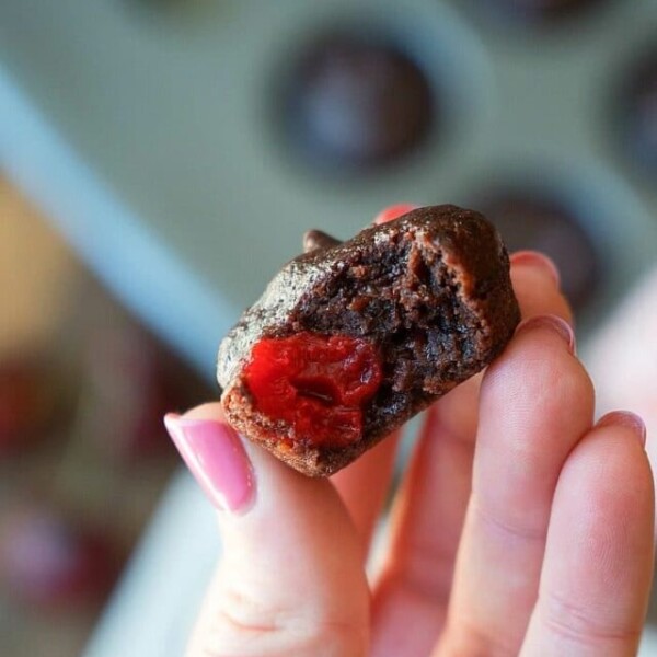 black forest cherry brownies