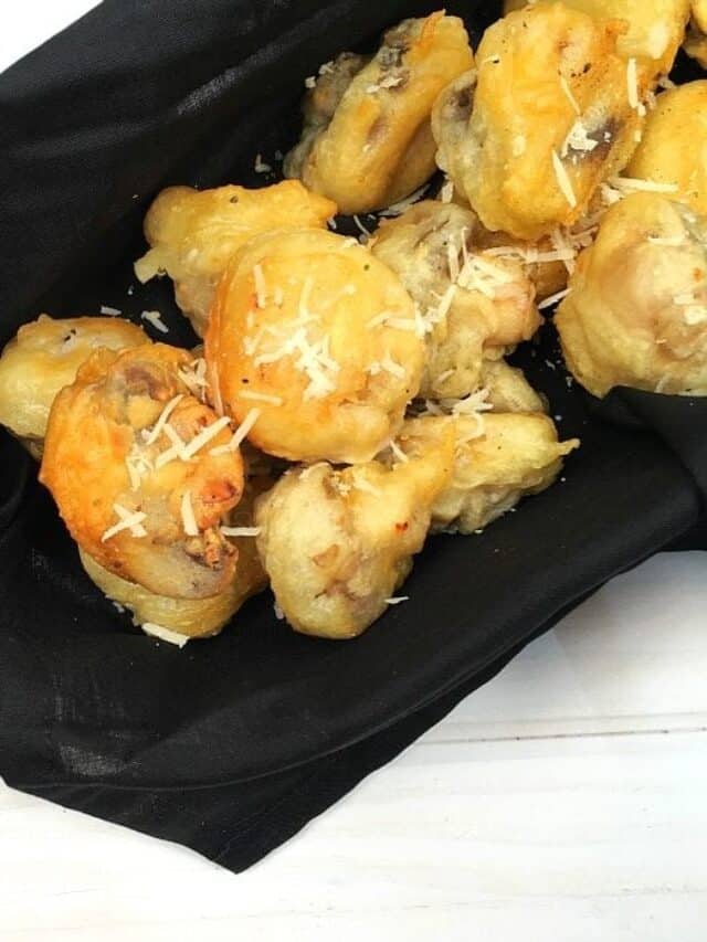 Tempura Mushrooms · The Typical Mom