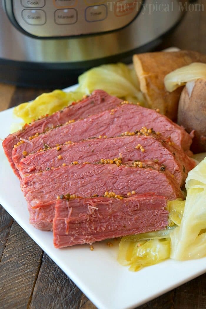 Easy Instant Pot Corned Beef and Cabbage Recipe + Video