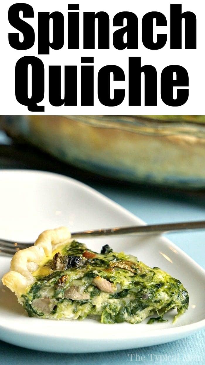 easy spinach quiche