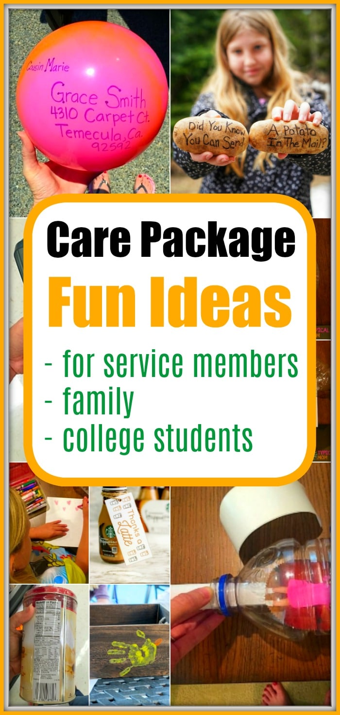 Care Packages for College Students  Gifts That Can Be Sent to Military  Addresses