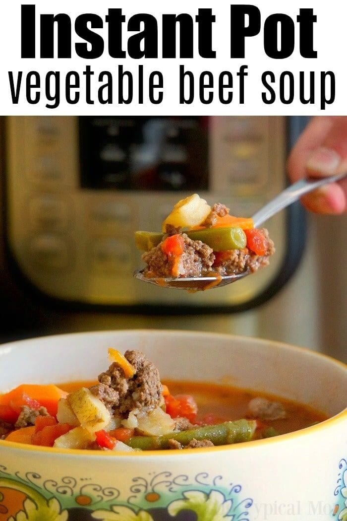 Instant Pot Vegetable Beef Soup Ninja Foodi Vegetable Soup