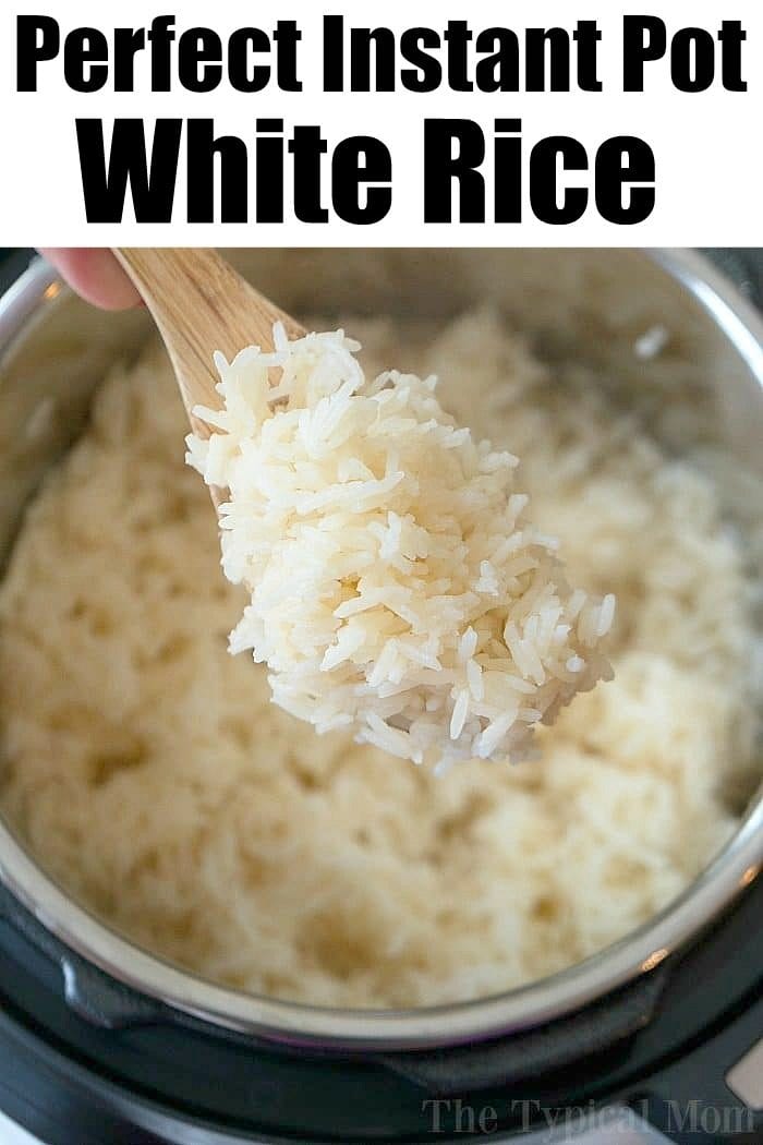 Pressure Cooker White Rice - Instant Pot Recipe - DadCooksDinner