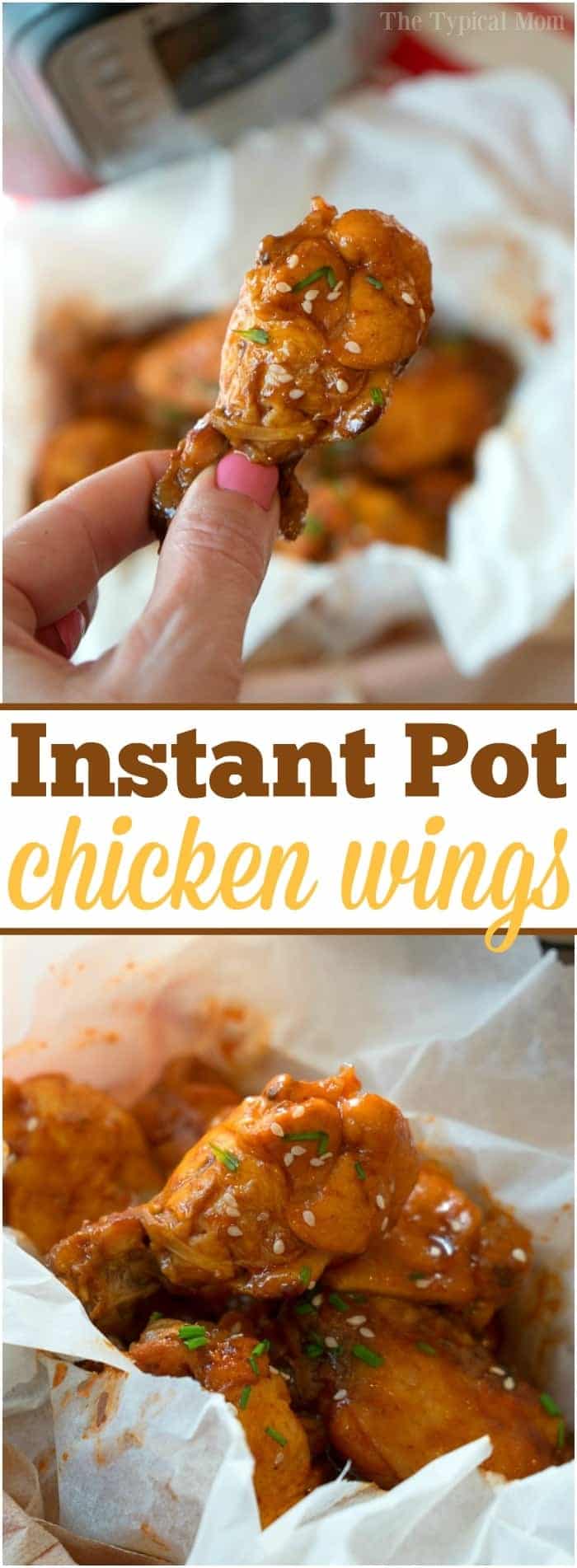 Pressure Cooker Frozen Chicken Wings - Instant Pot Chicken Wings