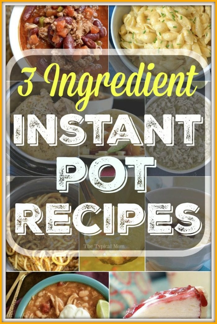 Easy few ingredient instant pot recipes sale