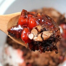 Crockpot Lava Cake with cake mix