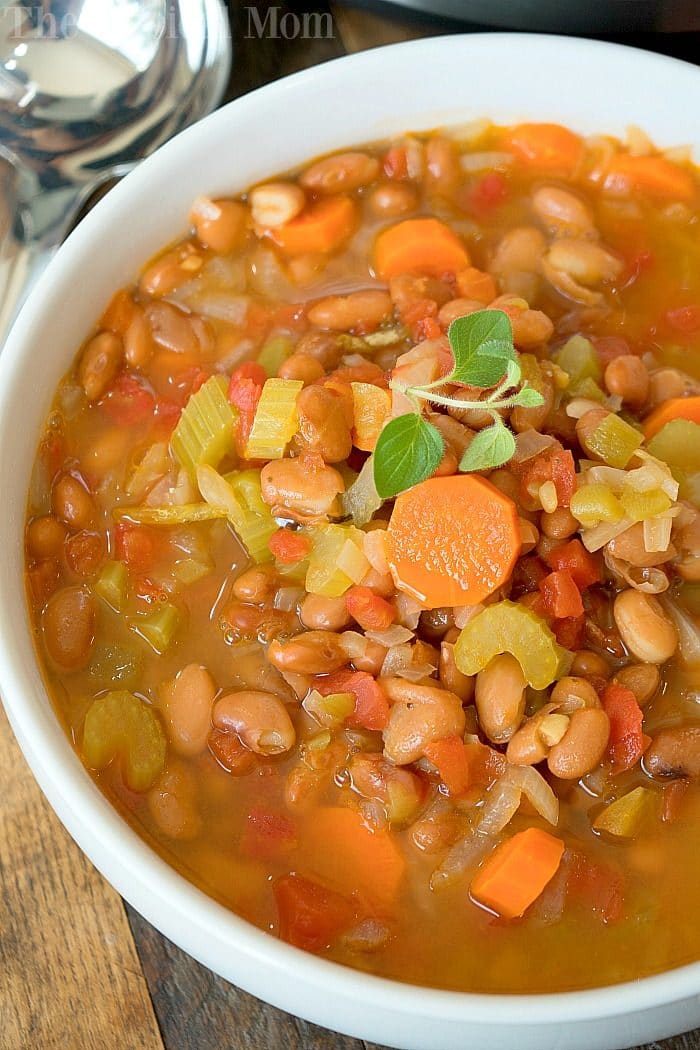 instant pot dry bean soup