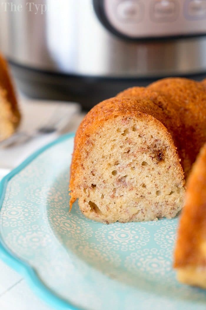 Banana cake in online instant pot