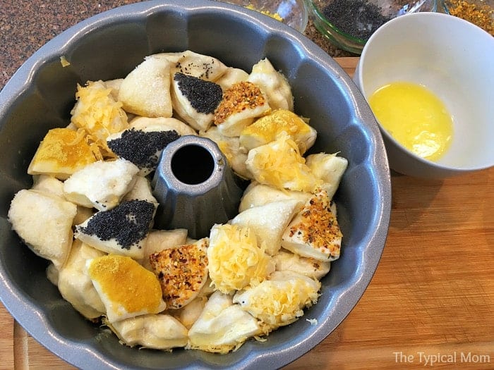 Savory Monkey Bread with Canned Biscuits