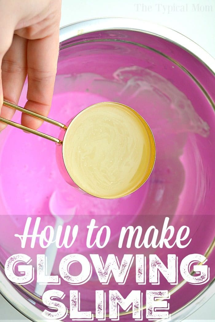 Glow in the Dark Slime Recipe - How to Make Slime Glow