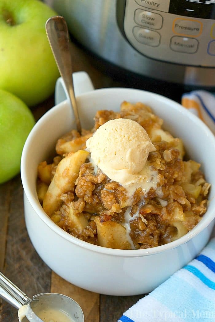 Instant Pot Apple Crisp - CenterCutCook