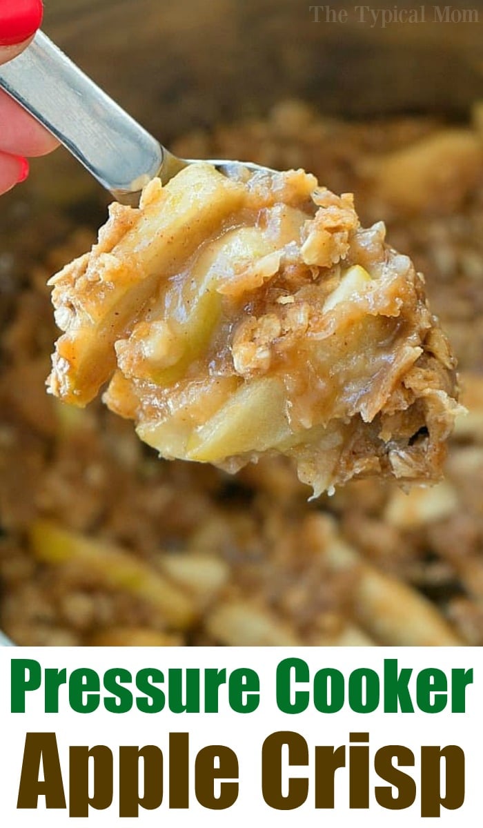 BEST Instant Pot Apple Crisp in Just ONE Minute!