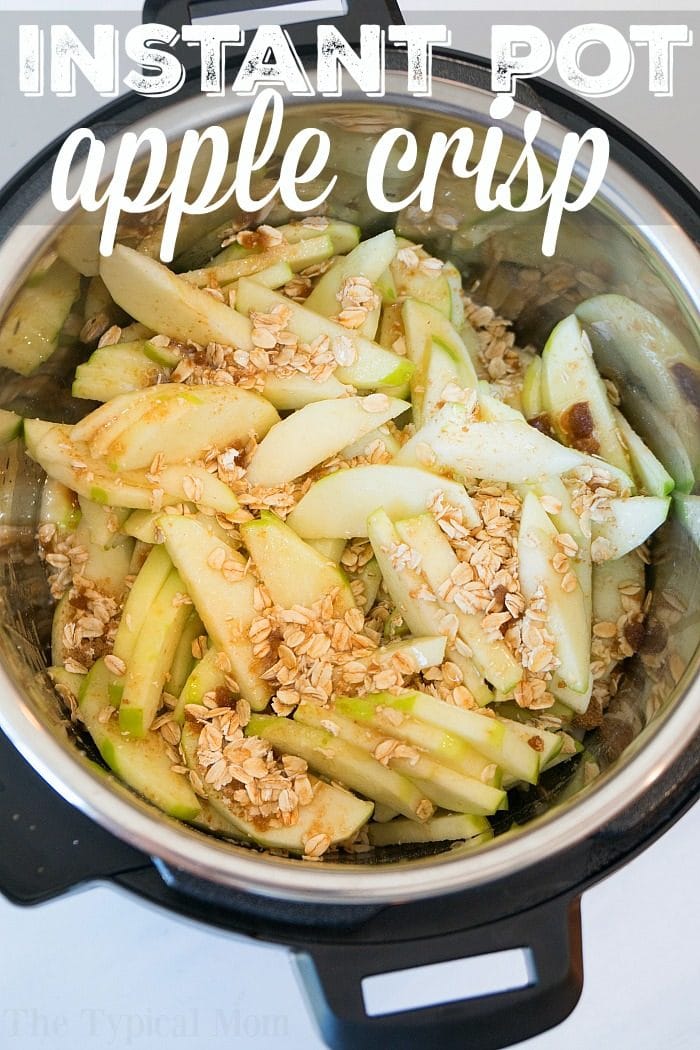 BEST Instant Pot Apple Crisp in 1 Minute - Ninja Foodi Apple Crisp