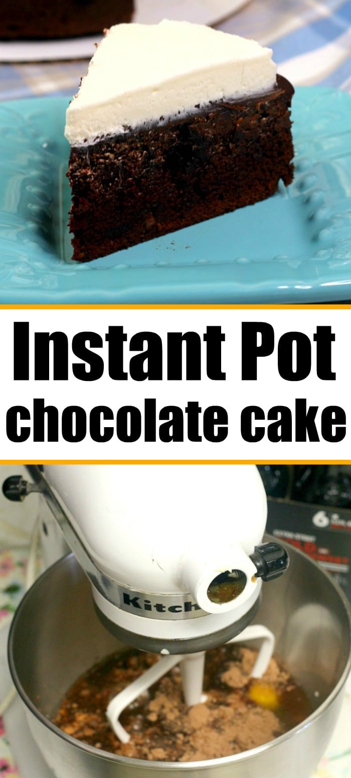 How to Make a Chocolate Instant Pot Cake Ninja Foodi Cake