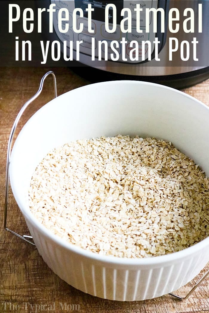 Easy Instant Pot Oatmeal with Apples Ninja Foodi Oatmeal