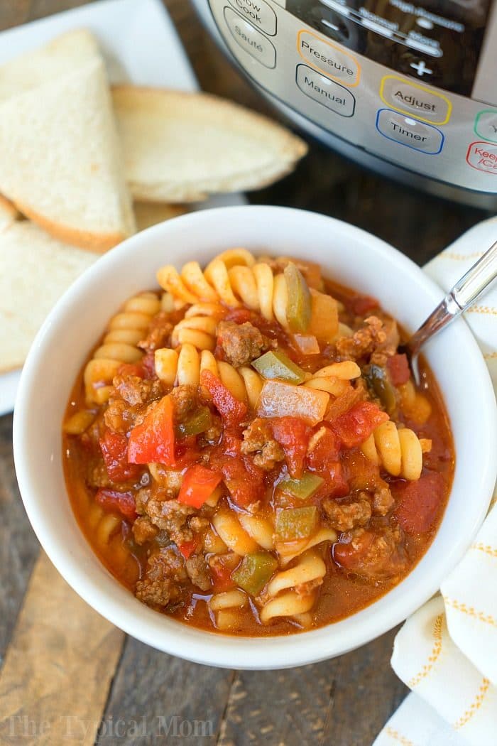 Instant Pot Sloppy Joe Casserole Recipe · The Typical Mom