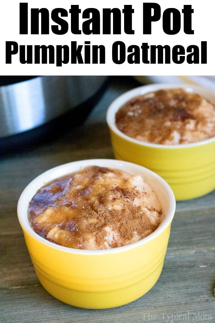 Easy Instant Pot Oatmeal with Apples Ninja Foodi Oatmeal