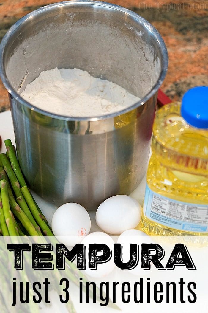 3 Ingredient Recipe for Tempura Batter Crispy Tempura Batter Easy