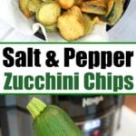 salt and pepper zucchini chips