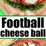 football cheese ball