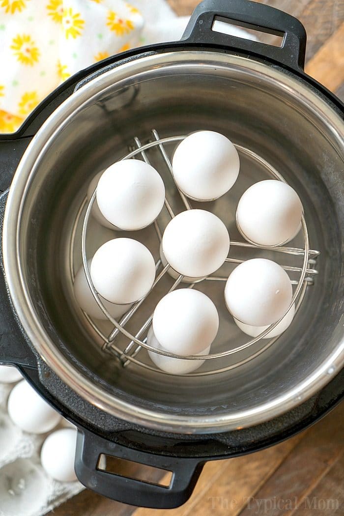 Stackable Egg Steamer Rack for the Instant Pot with easy egg peel