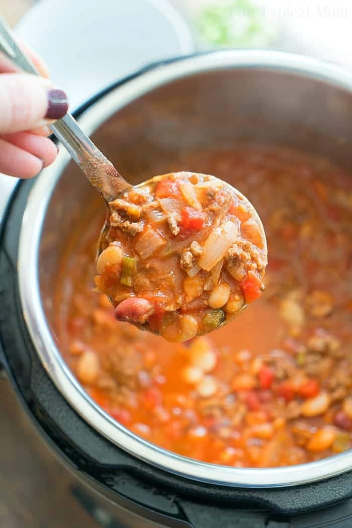Instant Pot Chili with Dry Beans Instant Pot Homemade Chili