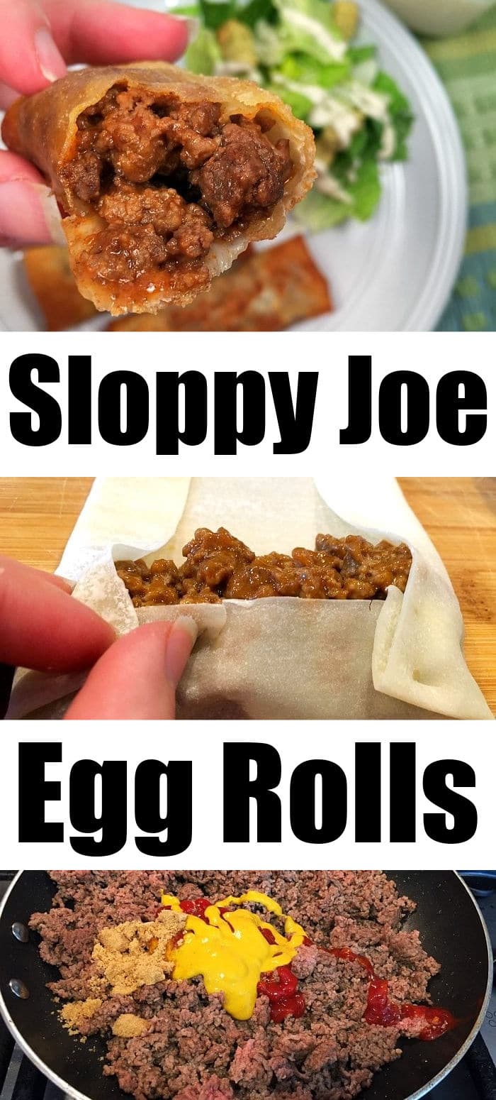 How to Make Sloppy Joe Egg Rolls · The Typical Mom