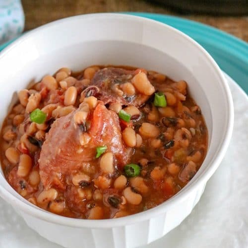 Instant Pot Black Eyed Peas and Ham Ninja Foodi