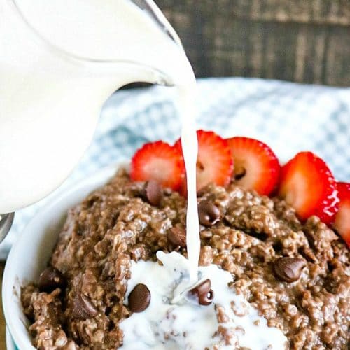 Pressure Cooker Chocolate Oatmeal Instant Pot Chocolate Oatmeal