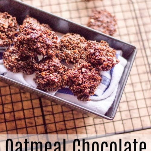 5 Ingredient No Bake Cookies Ingredients for No Bake Cookies