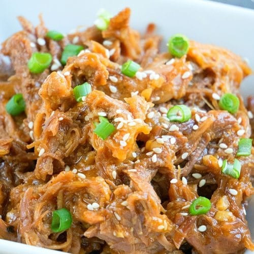 Asian pulled pork online instant pot